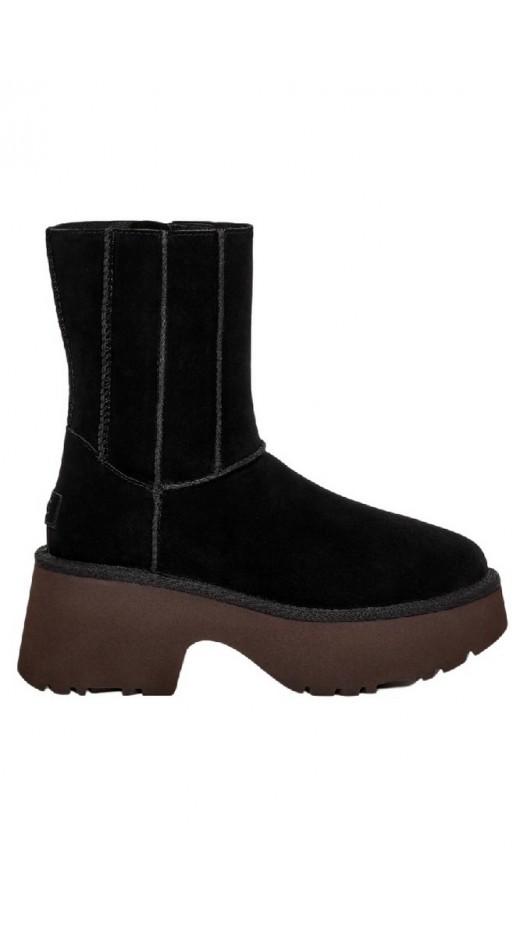 UGG CLASSIC TWIN SEAM NEW HEIGHTS ΜΠΟΤΑ ΓΥΝΑΙΚΕΙΑ BLACK