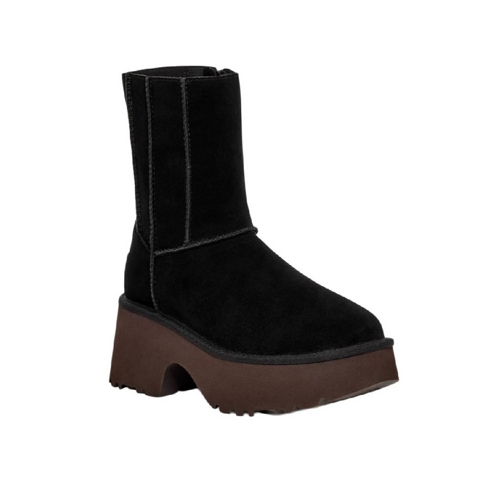 UGG CLASSIC TWIN SEAM NEW HEIGHTS ΜΠΟΤΑ ΓΥΝΑΙΚΕΙΑ BLACK