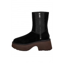 UGG CLASSIC TWIN SEAM NEW HEIGHTS ΜΠΟΤΑ ΓΥΝΑΙΚΕΙΑ BLACK