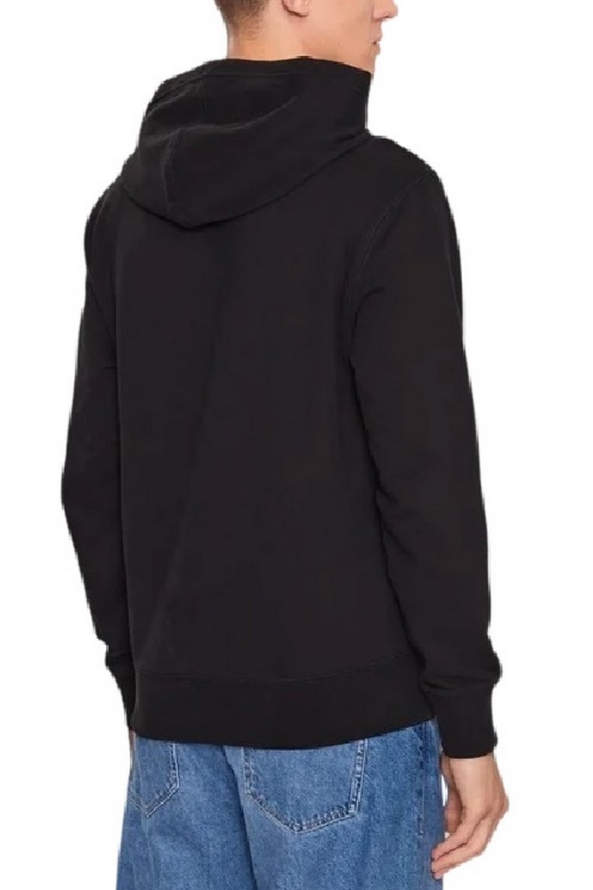 CALVIN KLEIN BADGE HOODIE ΦΟΥΤΕΡ ΑΝΔΡΙΚΟ BLACK