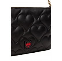 DKNY HEART OF NY SHOULDER BAG R413KF08 ΤΣΑΝΤΑ ΓΥΝΑΙΚΕΙΑ BLACK