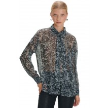 ALE FLORAL SHIRT TRANSLUCENT 8919739 ΠΟΥΚΑΜΙΣΟ ΓΥΝΑΙΚΕΙΟ GREY