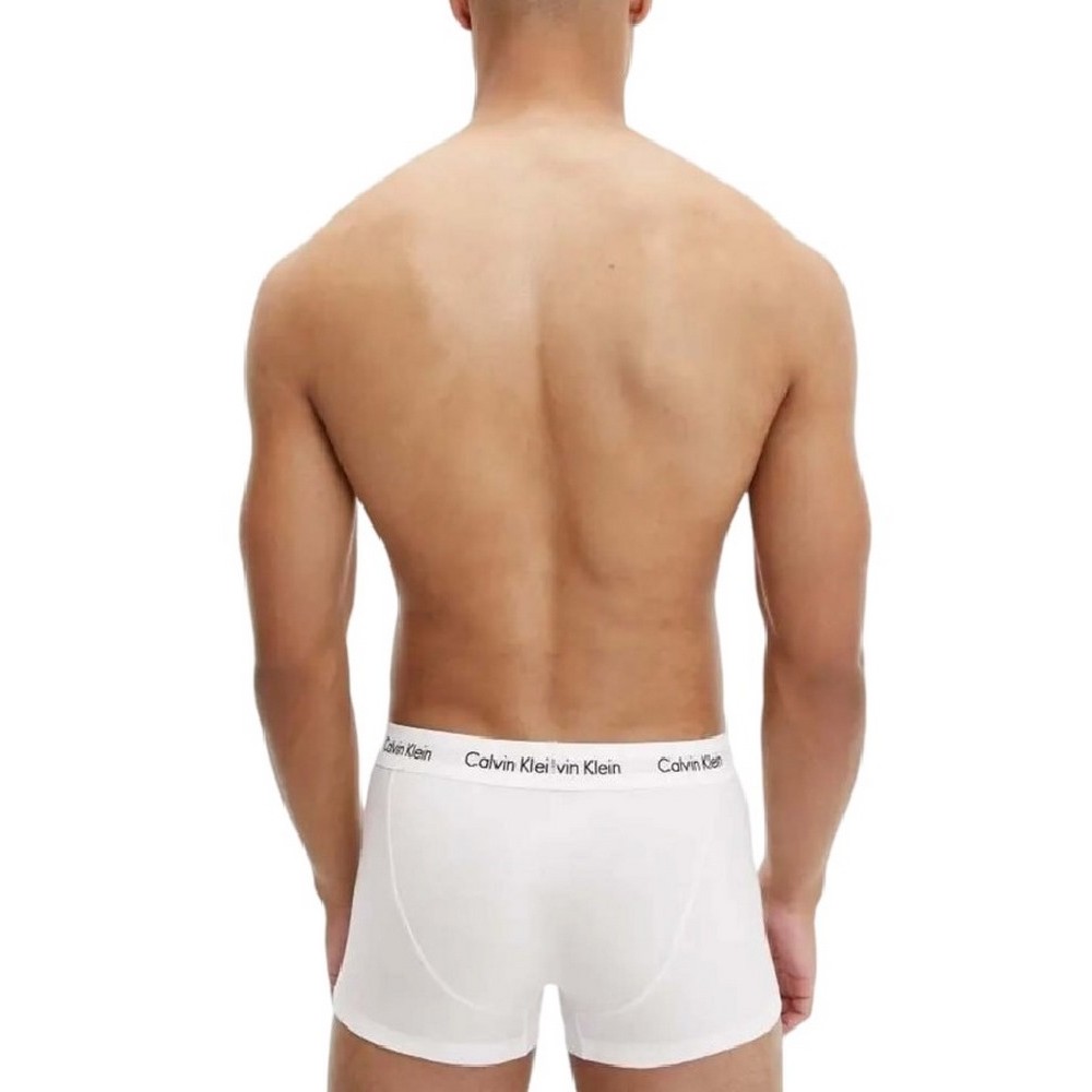 CALVIN KLEIN LOW RISE TRUNK 3PK WHITE