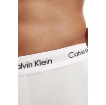 CALVIN KLEIN LOW RISE TRUNK 3PK WHITE