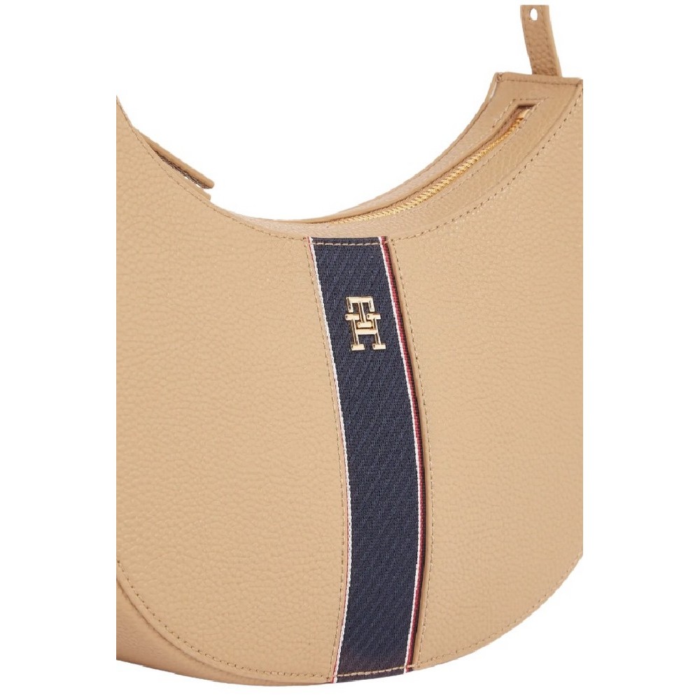 TOMMY HILFIGER LEGACY SHOULDER BAG ΤΣΑΝΤΑ ΓΥΝΑΙΚΕΙΑ BEIGE