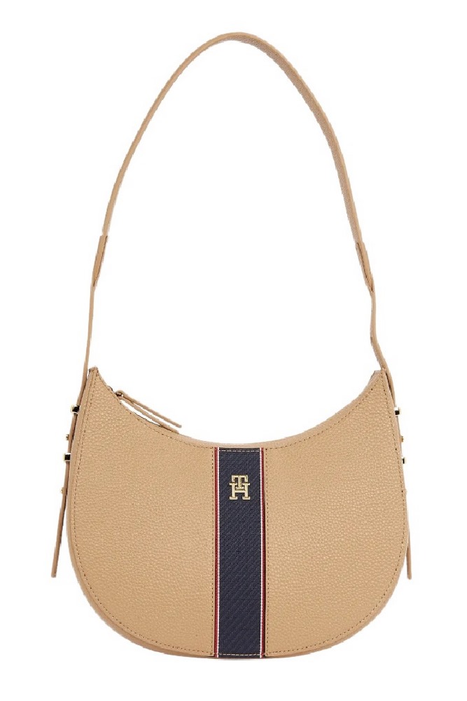 TOMMY HILFIGER LEGACY SHOULDER BAG ΤΣΑΝΤΑ ΓΥΝΑΙΚΕΙΑ BEIGE