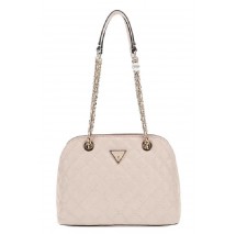 GUESS GIULLY DOME SATCHEL ΤΣΑΝΤΑ ΓΥΝΑΙΚΕΙΑ BEIGE