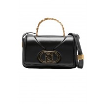 LIU JO DEUZIA S SHOULDER BAG  AF4301E0050 ΤΣΑΝΤΑ ΓΥΝΑΙΚΕΙΑ BLACK