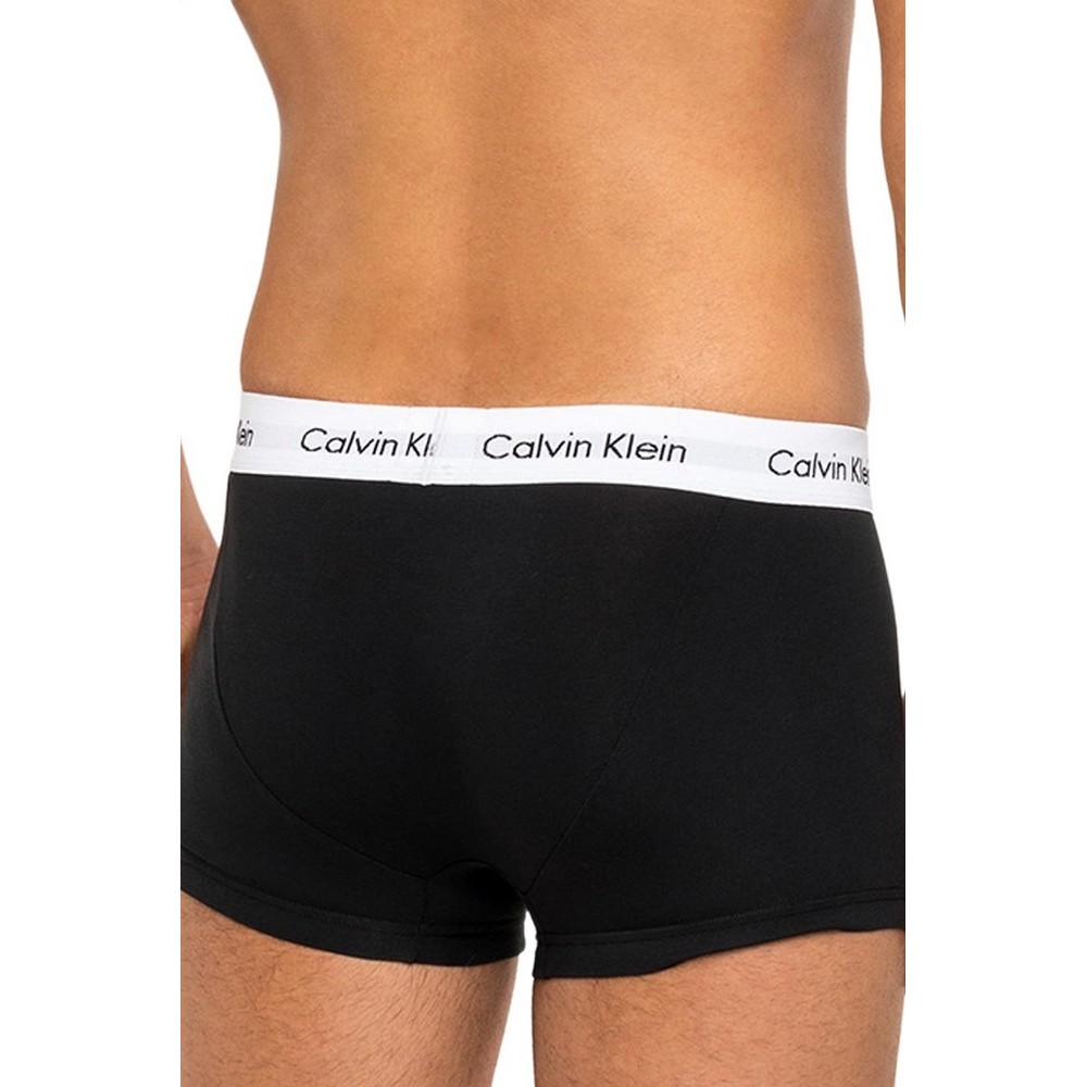 CALVIN KLEIN LOW RISE TRUNK 3PK BLACK/WHITE