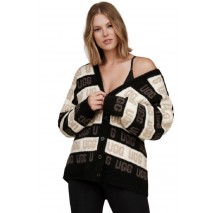 UGG GRAPHIC LOGO CARDIGAN BLACK