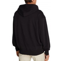 CALVIN KLEIN JEANS EMBROIDERED BOX HOODIE ΦΟΥΤΕΡ ΑΝΔΡΙΚΟ BLACK