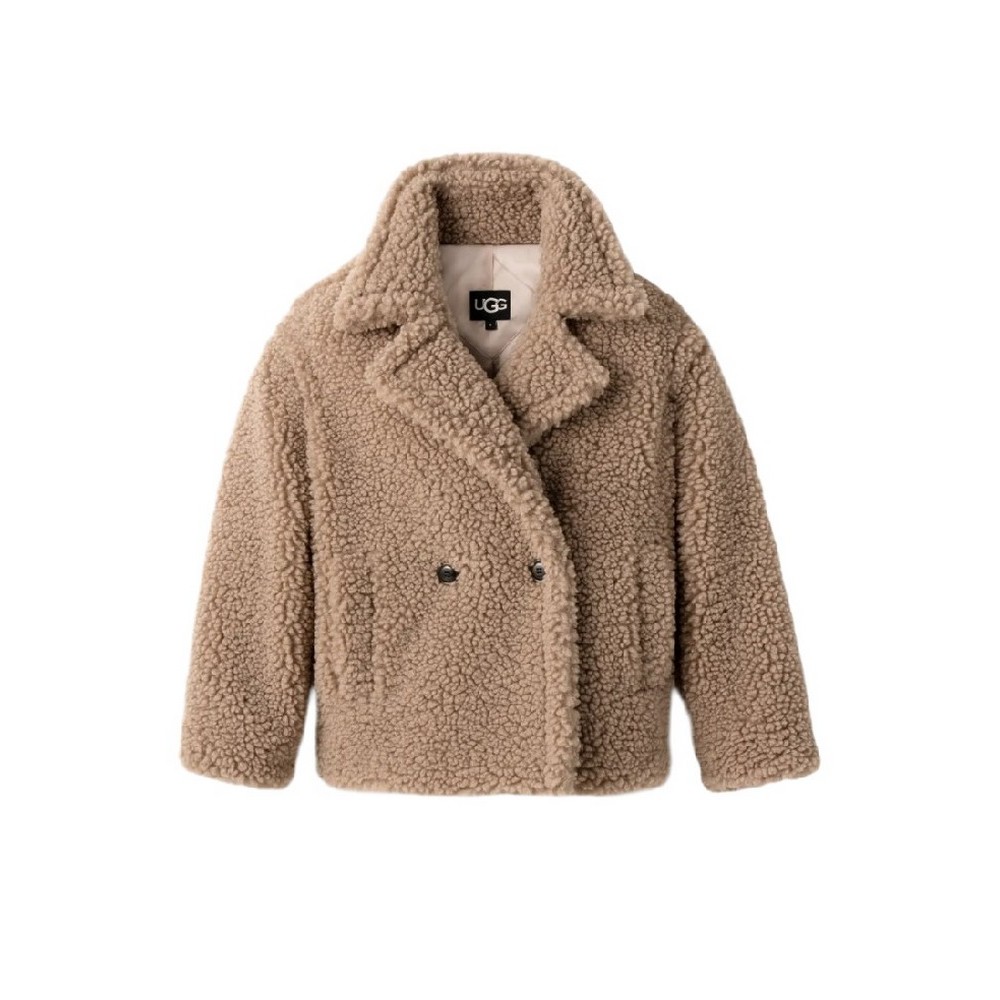 UGG GERTRUDE SHORT TEDDY COAT ΓΟΥΝΑ ΓΥΝΑΙΚΕΙΑ BEIGE