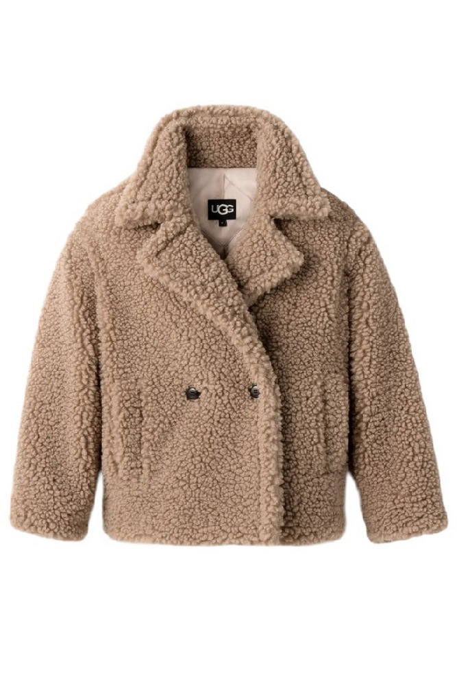 UGG GERTRUDE SHORT TEDDY COAT ΓΟΥΝΑ ΓΥΝΑΙΚΕΙΑ BEIGE