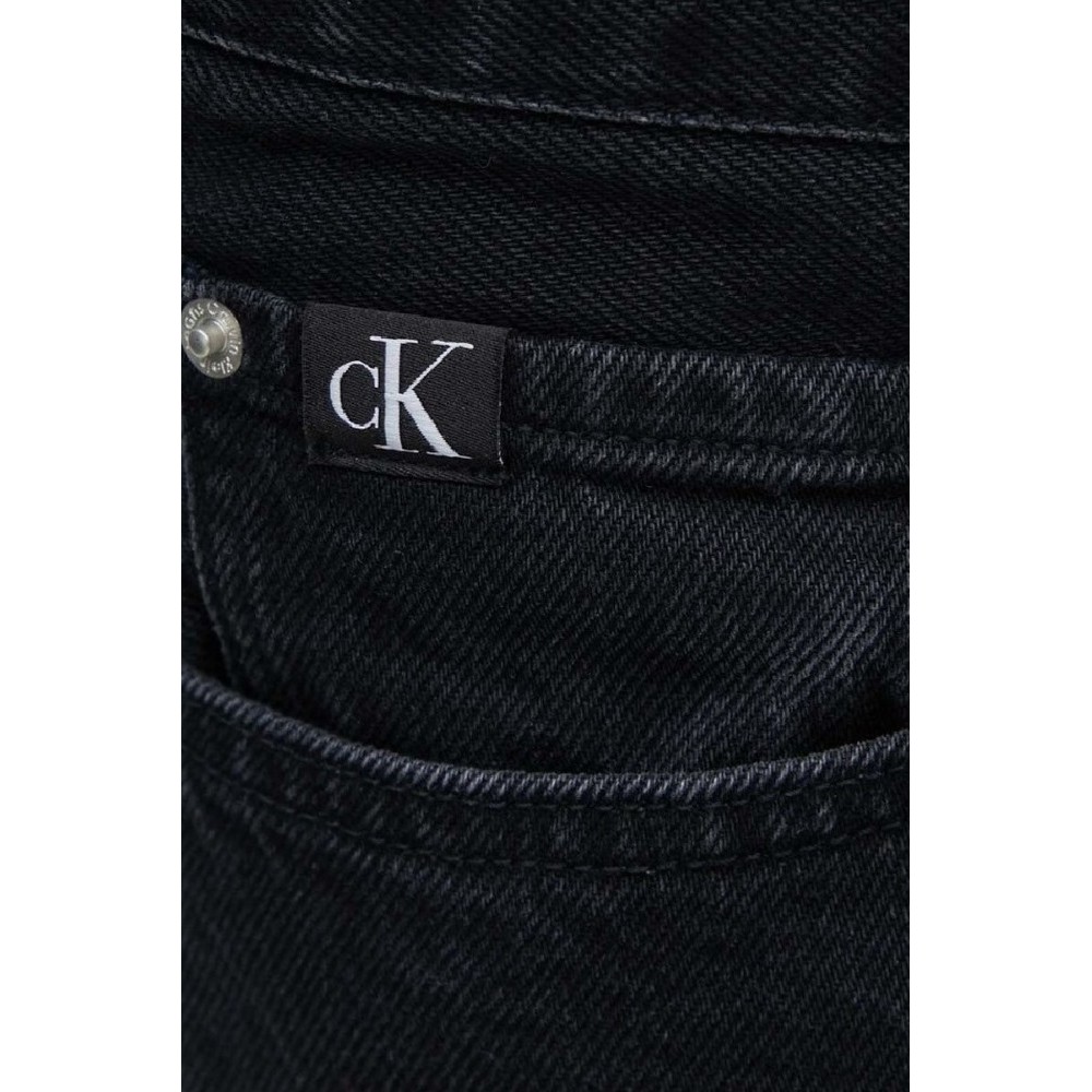 CALVIN KLEIN JEANS 90'S STRAIGHT ΠΑΝΤΕΛΟΝΙ ΑΝΔΡΙΚΟ BLACK DENIM