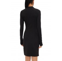 CALVIN KLEIN JEANS LOGO ELASTIC MILANO DRESS ΦΟΡΕΜΑ ΓΥΝΑΙΚΕΙΟ BLACK