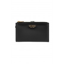 GUESS LAUREL SLG DBL ZIP ORGANIZER ΠΟΡΤΟΦΟΛΙ ΓΥΝΑΙΚΕΙΟ BLACK