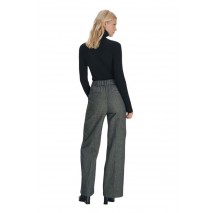 ALE TROUSERS PIED DE POULE 8919528 ΠΑΝΤΕΛΟΝΙ ΓΥΝΑΙΚΕΙΟ GREY