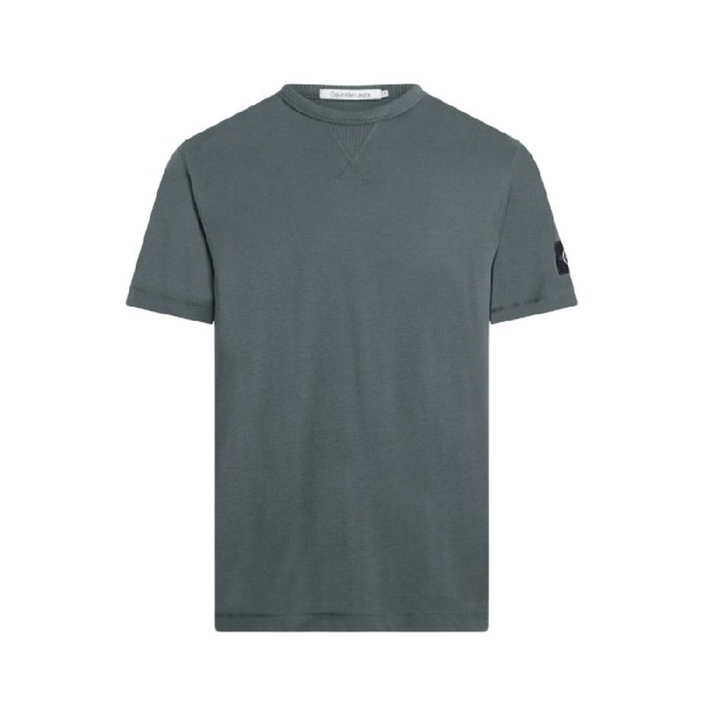 CALVIN KLEIN JEANS BADGE REGULAR T-SHIRT ΜΠΛΟΥΖΑ ΑΝΔΡΙΚΗ ENDLESS GREY