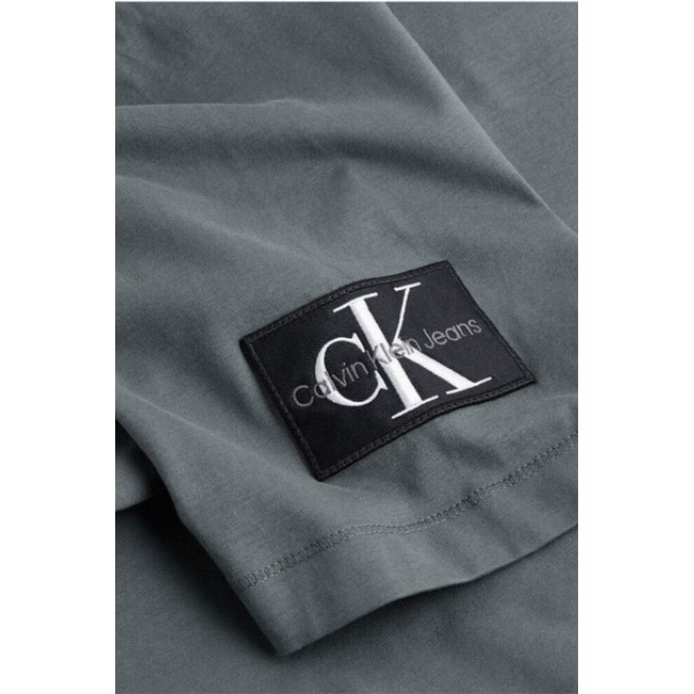 CALVIN KLEIN JEANS BADGE REGULAR T-SHIRT ΜΠΛΟΥΖΑ ΑΝΔΡΙΚΗ ENDLESS GREY