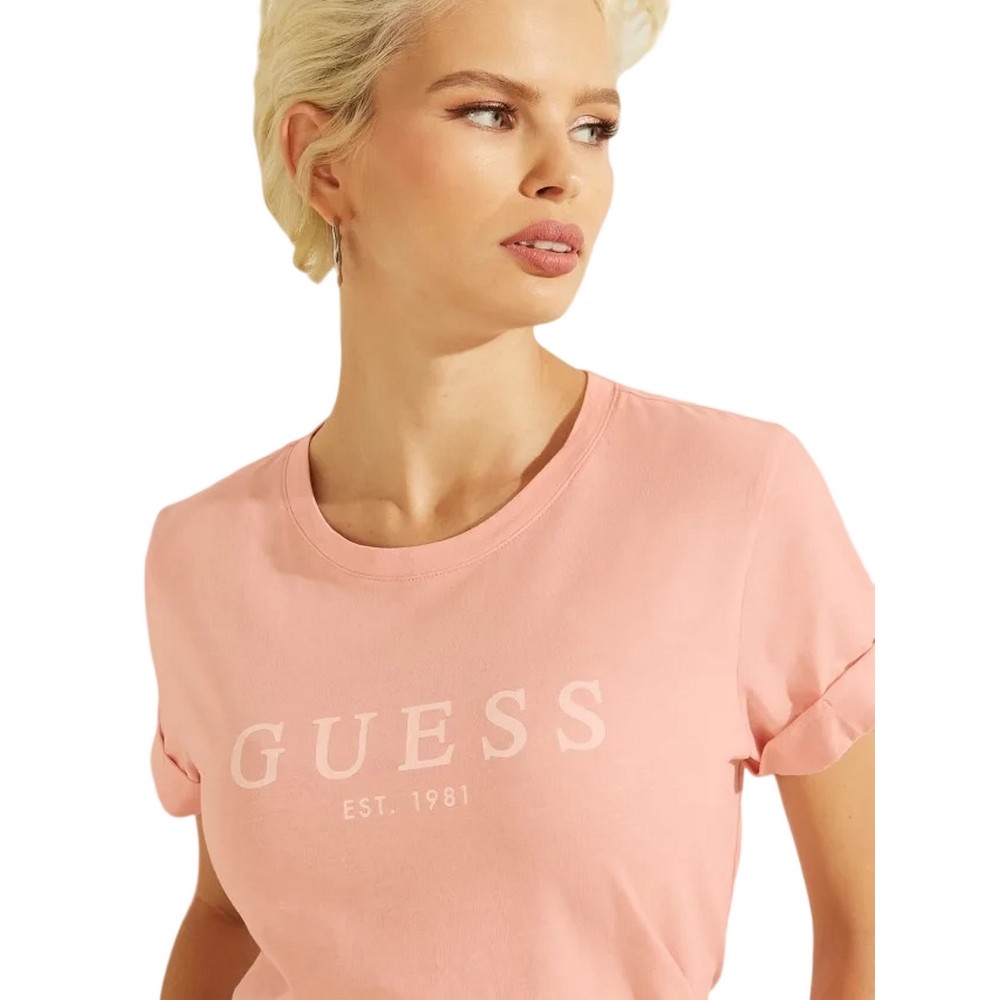 T-SHIRT  ΓΥΝΑΙΚΕΙΟ  GUESS PINK