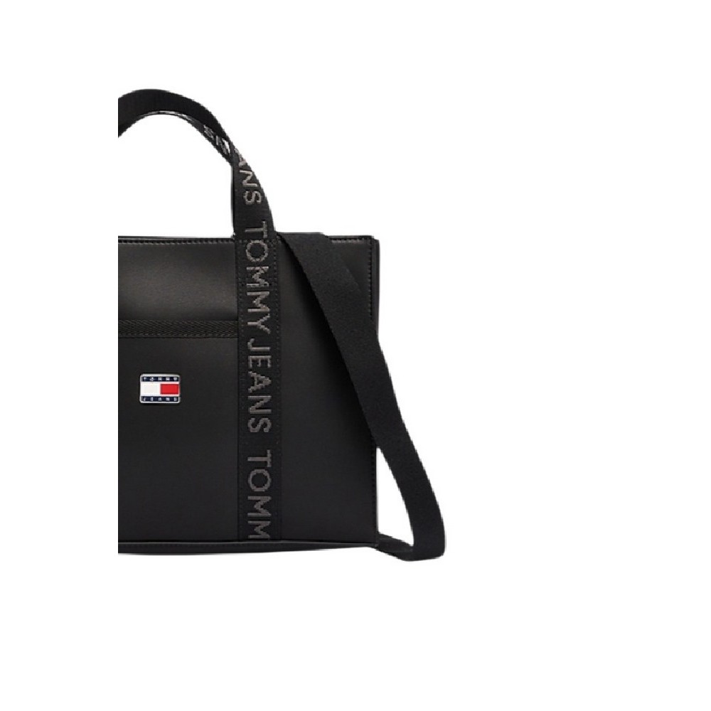 TOMMY JEANS  DAILY ELEVATED MINI TOTE ΤΣΑΝΤΑ ΓΥΝΑΙΚΕΙΙΑ BLACK