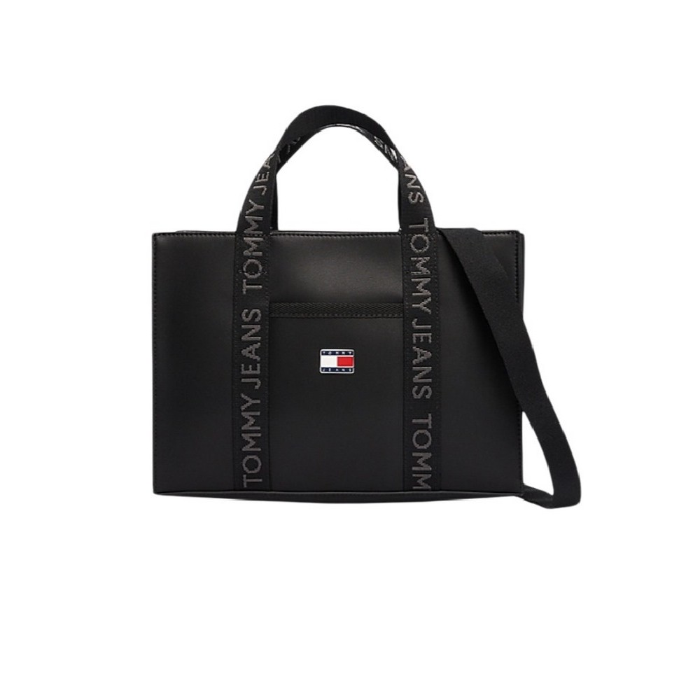 TOMMY JEANS  DAILY ELEVATED MINI TOTE ΤΣΑΝΤΑ ΓΥΝΑΙΚΕΙΙΑ BLACK