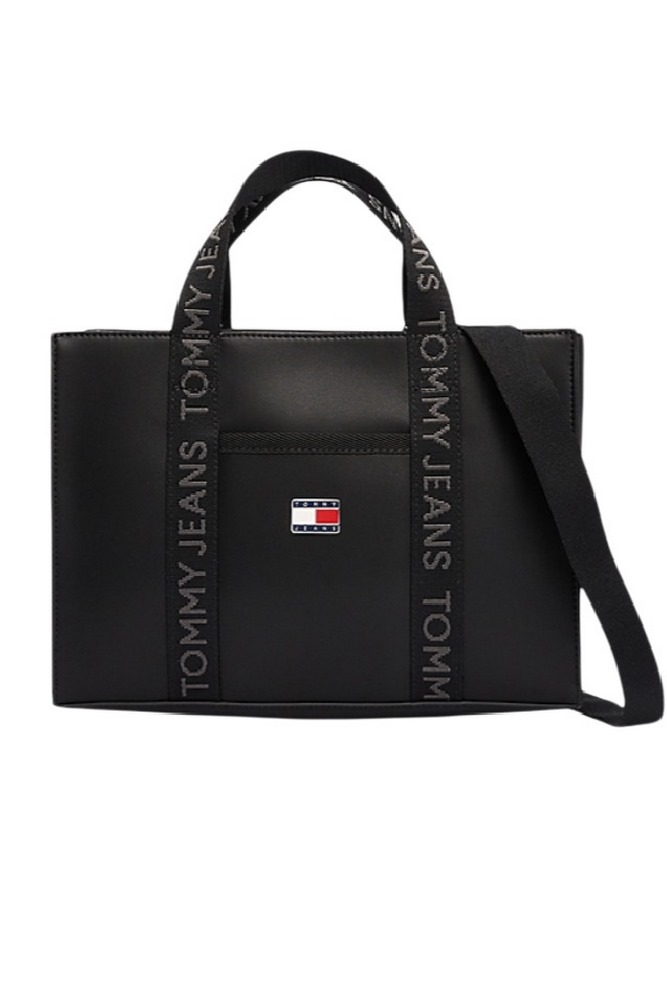 TOMMY JEANS  DAILY ELEVATED MINI TOTE ΤΣΑΝΤΑ ΓΥΝΑΙΚΕΙΙΑ BLACK