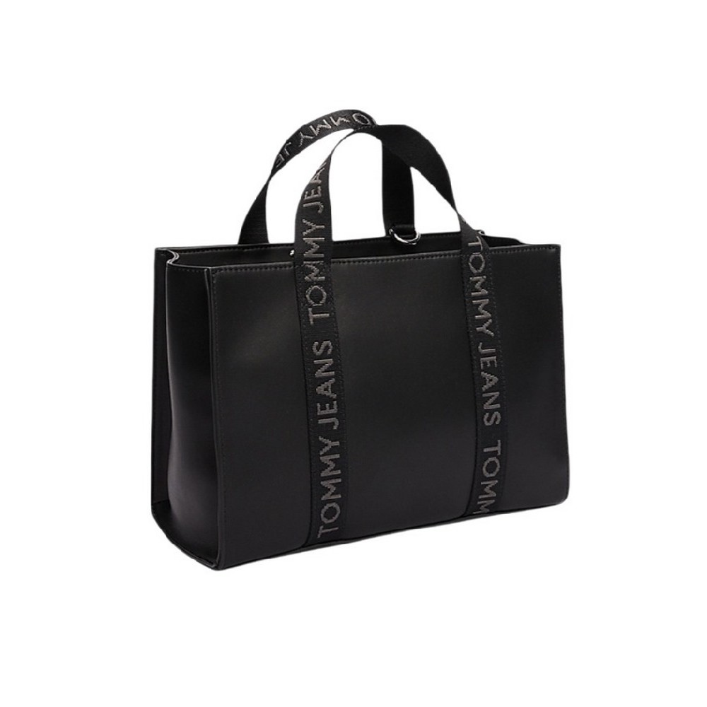 TOMMY JEANS  DAILY ELEVATED MINI TOTE ΤΣΑΝΤΑ ΓΥΝΑΙΚΕΙΙΑ BLACK