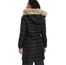 TOMMY HILFIGER TJW ESSENTIAL HOODED DOWN COAT ΜΠΟΥΦΑΝ ΓΥΝΑΙΚΕΙΟ BLACK