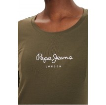 PEPE JEANS LONDON NOS NEW VIRGINIA LS T-SHIRT ΜΠΛΟΥΖΑ ΓΥΝΑΙΚΕΙΑ GREEN