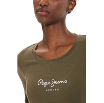 PEPE JEANS LONDON NOS NEW VIRGINIA LS T-SHIRT ΜΠΛΟΥΖΑ ΓΥΝΑΙΚΕΙΑ GREEN