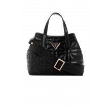 GUESS LATONA MINI TOTE ΤΣΑΝΤΑ ΓΥΝΑΙΚΕΙΑ BLACK