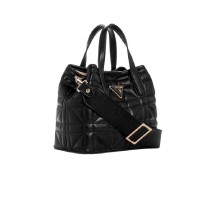 GUESS LATONA MINI TOTE ΤΣΑΝΤΑ ΓΥΝΑΙΚΕΙΑ BLACK