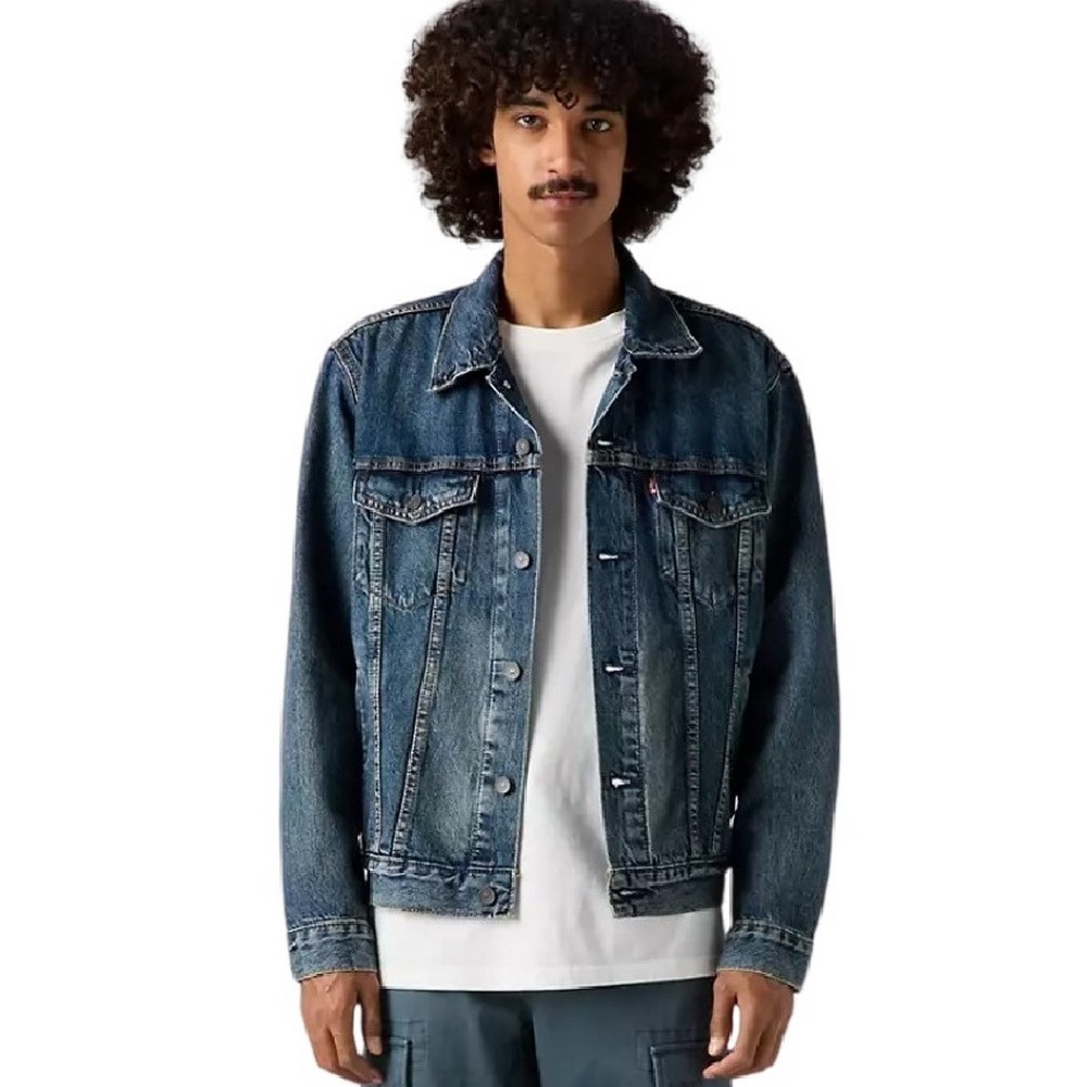 LEVI\'S THE TRUCKER JACKET ΜΠΟΥΦΑΝ ΑΝΔΡΙΚΟ DARK INDIGO