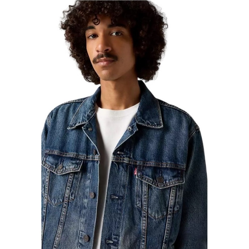 LEVI\'S THE TRUCKER JACKET ΜΠΟΥΦΑΝ ΑΝΔΡΙΚΟ DARK INDIGO