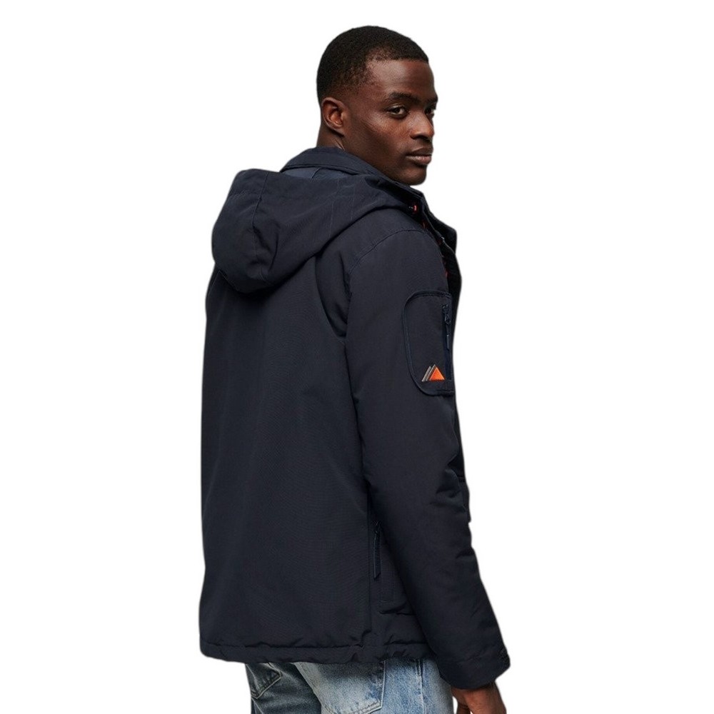 SUPERDRY SDCD HOOD ULTIMATE EMB WINDBREAKER ΜΠΟΥΦΑΝ ΑΝΔΡΙΚΟ NAVY