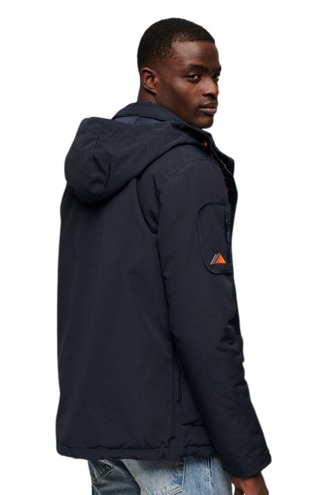 SUPERDRY SDCD HOOD ULTIMATE EMB WINDBREAKER ΜΠΟΥΦΑΝ ΑΝΔΡΙΚΟ NAVY