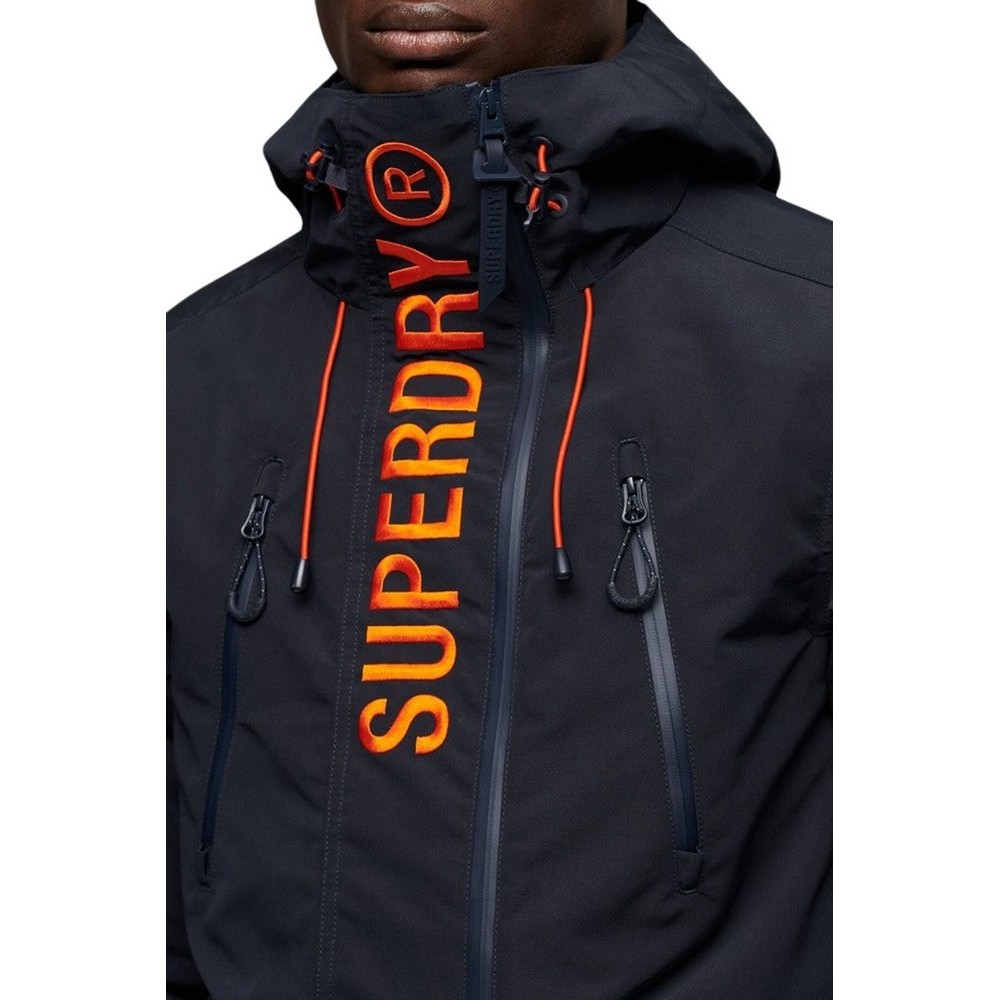 SUPERDRY SDCD HOOD ULTIMATE EMB WINDBREAKER ΜΠΟΥΦΑΝ ΑΝΔΡΙΚΟ NAVY