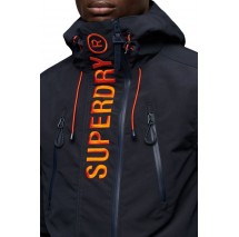 SUPERDRY SDCD HOOD ULTIMATE EMB WINDBREAKER ΜΠΟΥΦΑΝ ΑΝΔΡΙΚΟ NAVY