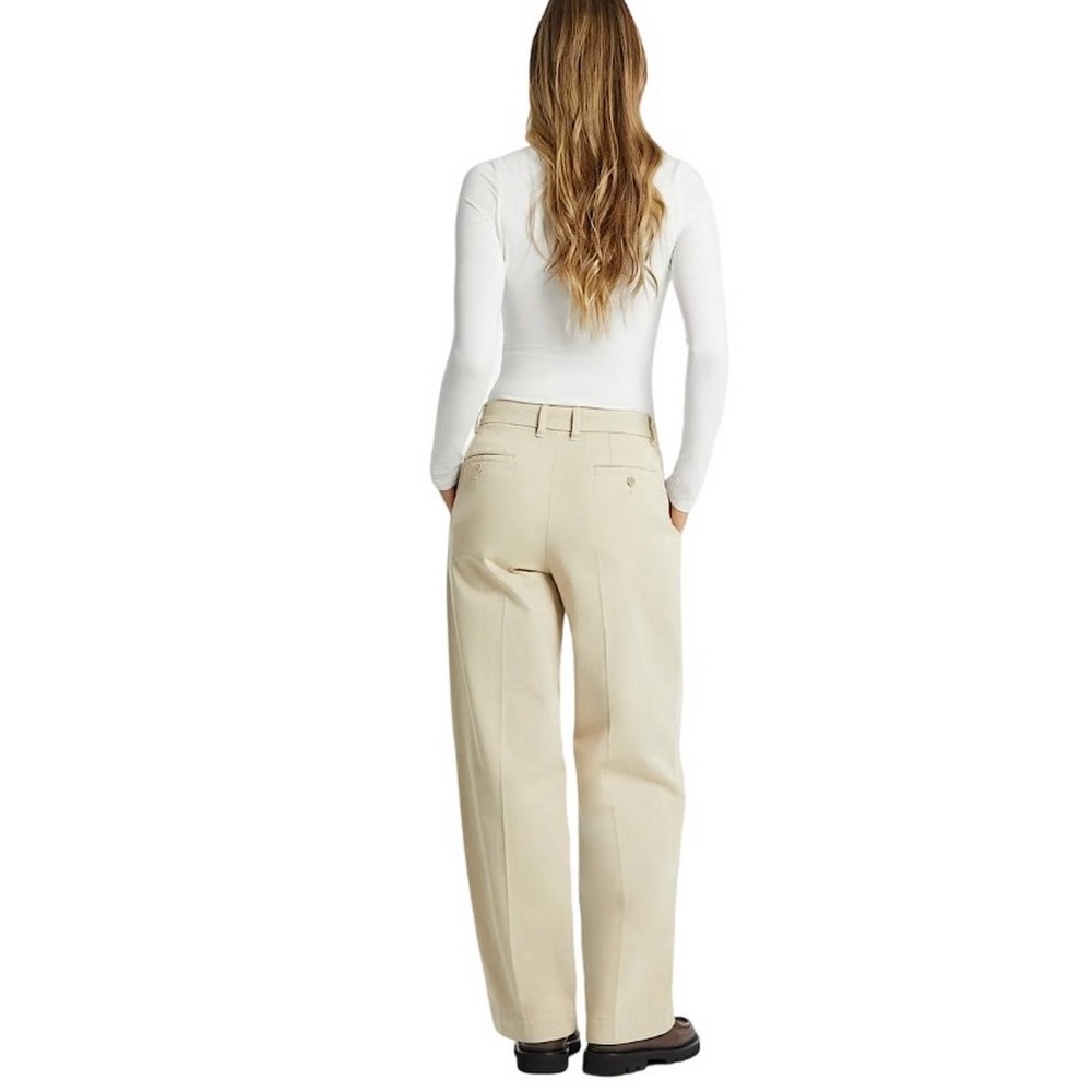 GUESS JEANS WIDE LEG TROUSER ΠΑΝΤΕΛΟΝΙ ΓΥΝΑΙΚΕΙΟ BEIGE