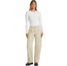 GUESS JEANS WIDE LEG TROUSER ΠΑΝΤΕΛΟΝΙ ΓΥΝΑΙΚΕΙΟ BEIGE