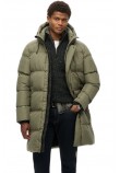 SUPERDRY SDCD HOODED SPORTS PUFFER MID JKT ΜΠΟΥΦΑΝ ΑΝΔΡΙΚΟ OLIVE