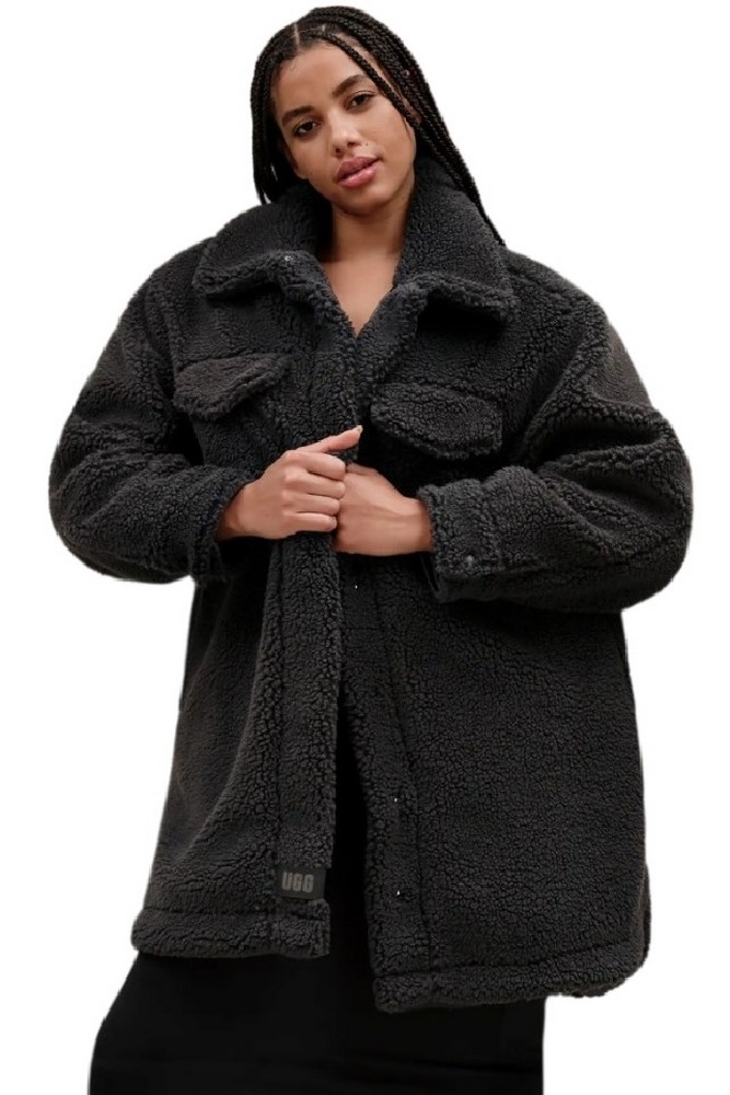 UGG FRANKIE UGGFLUFF SHIRTJACKET ΜΠΟΥΦΑΝ ΓΥΝΑΙΚΕΙΟ BLACK