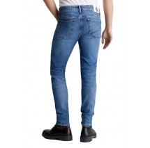 CALVIN KLEIN JEANS AUTHENTIC STRAIGHT ΠΑΝΤΕΛΟΝΙ ΑΝΔΡΙΚΟ DENIM LIGHT