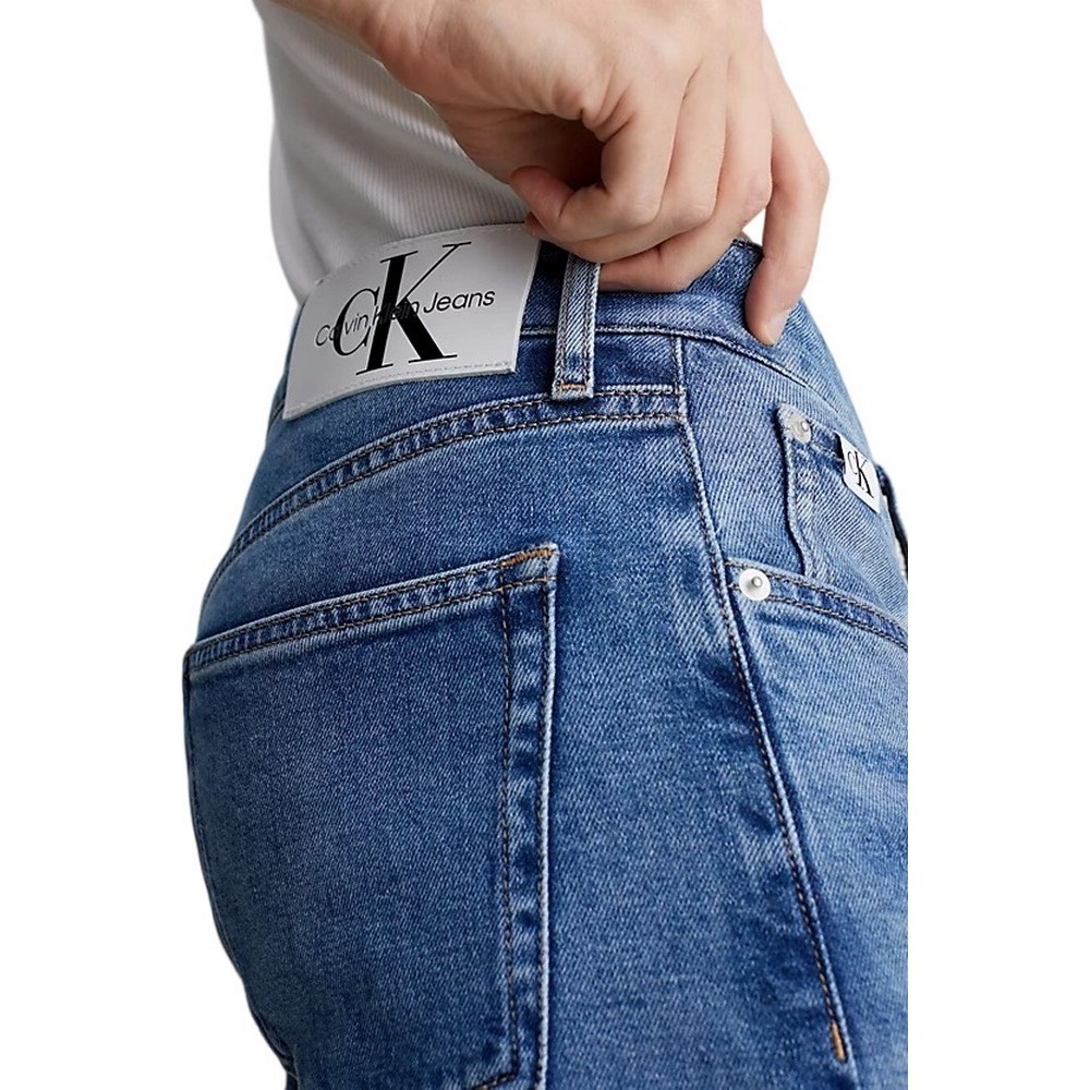 CALVIN KLEIN JEANS AUTHENTIC STRAIGHT ΠΑΝΤΕΛΟΝΙ ΑΝΔΡΙΚΟ DENIM LIGHT