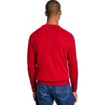 PEPE JEANS LONDON NEW ANDRE CREW NECK ΜΠΛΟΥΖΑ ΠΛΕΚΤΗ ΑΝΔΡΙΚΗ RED