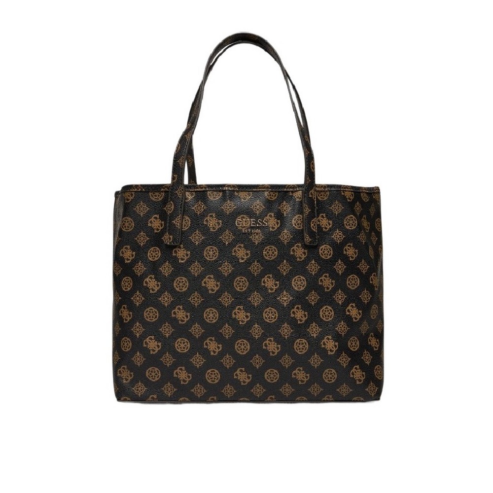 GUESS VIKKY II 2 IN 1 TOTE ΤΣΑΝΤΑ ΓΥΝΑΙΚΕΙΑ BROWN