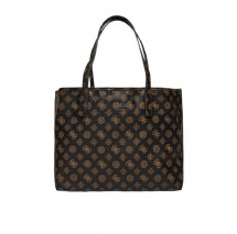 GUESS VIKKY II 2 IN 1 TOTE ΤΣΑΝΤΑ ΓΥΝΑΙΚΕΙΑ BROWN