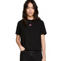 TOMMY JEANS BXY BADGE TEE T-SHIRT ΜΠΛΟΥΖΑ ΓΥΝΑΙΚΕΙΑ BLACK