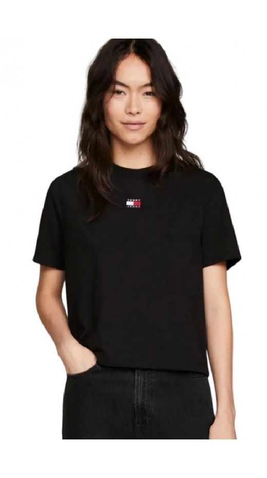 TOMMY JEANS BXY BADGE TEE T-SHIRT ΜΠΛΟΥΖΑ ΓΥΝΑΙΚΕΙΑ BLACK